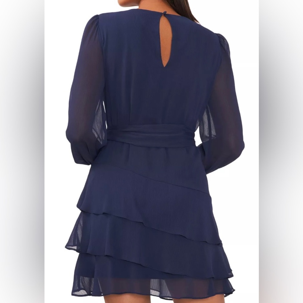 NWOT MSK Navy Blue Mini Dress - Picture 2 of 3
